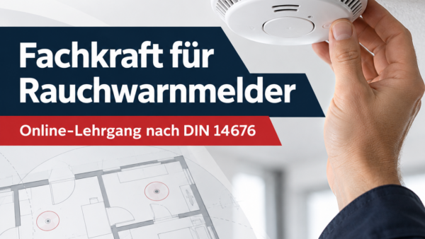 Fachkraft für Rauchwarnmelder nach DIN 14676 – DABA-Onlinelehrgang